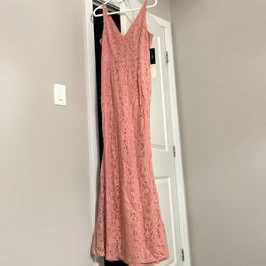 Rose Lace Maxi Dress